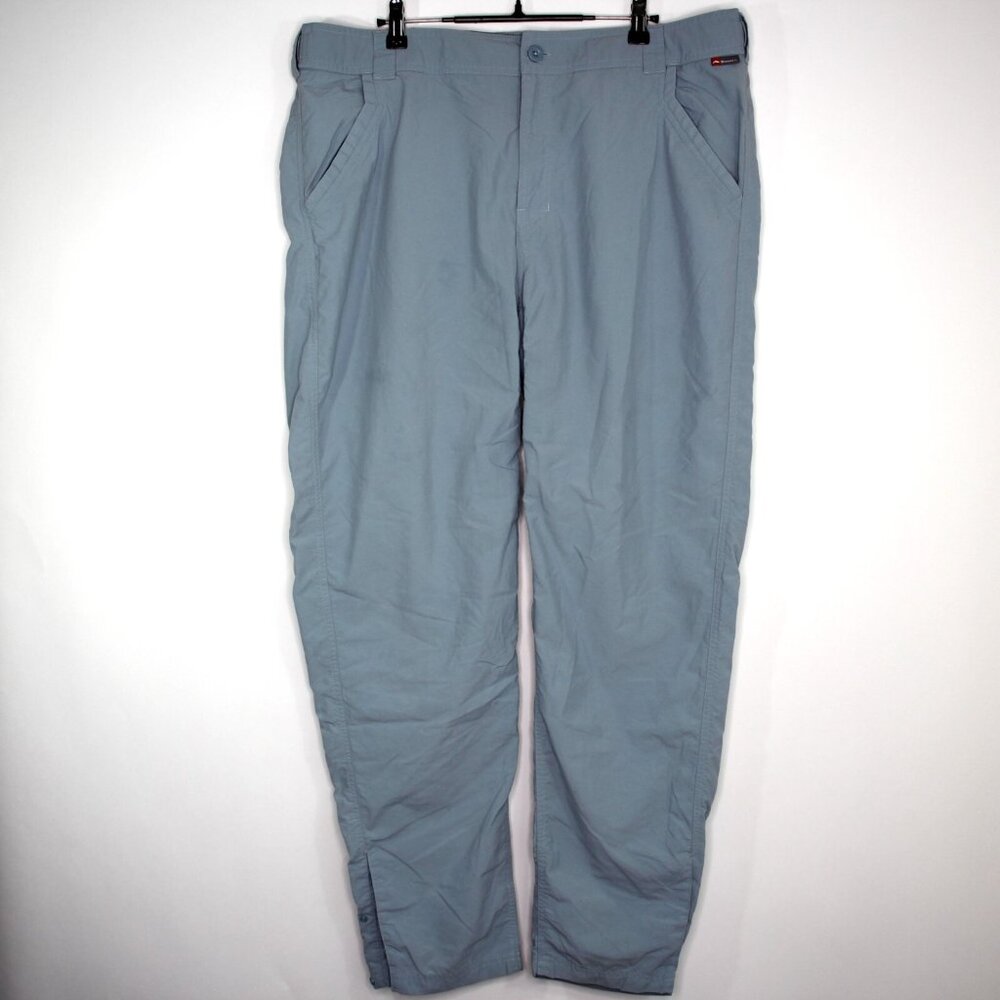 Simms Mens 2XL 40 x 30 Nylon Outdoor Fishing Lightweight Pants C1102